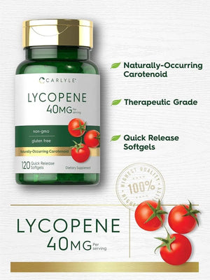 CARLYLE - Carlyle Lycopene 40Mg. 120 Capsulas Blandas - The Red Vitamin MX - Suplementos Alimenticios - {{ shop.shopifyCountryName }}