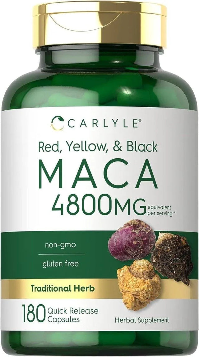 CARLYLE - Carlyle Maca Root 4800Mg. 180 Capsulas - The Red Vitamin MX - Suplementos Alimenticios - {{ shop.shopifyCountryName }}