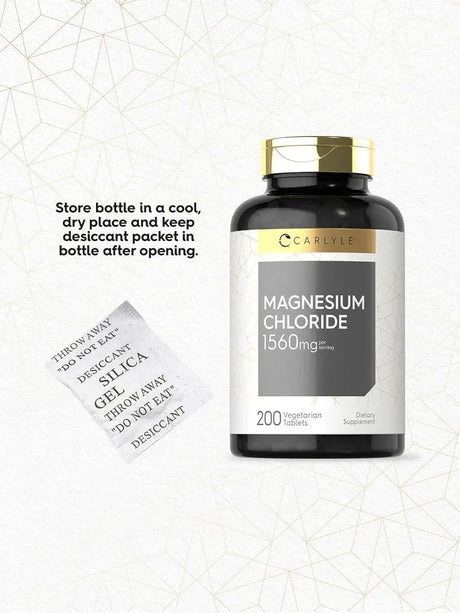 CARLYLE - Carlyle Magnesium Chloride 1560Mg. 200 Tabletas - The Red Vitamin MX - Suplementos Alimenticios - {{ shop.shopifyCountryName }}