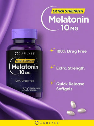 CARLYLE - Carlyle Melatonin 10Mg. 300 Capsulas - The Red Vitamin MX - Suplementos Alimenticios - {{ shop.shopifyCountryName }}