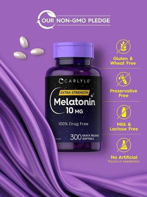 CARLYLE - Carlyle Melatonin 10Mg. 300 Capsulas - The Red Vitamin MX - Suplementos Alimenticios - {{ shop.shopifyCountryName }}