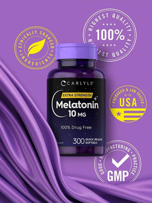 CARLYLE - Carlyle Melatonin 10Mg. 300 Capsulas - The Red Vitamin MX - Suplementos Alimenticios - {{ shop.shopifyCountryName }}