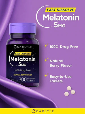 CARLYLE - Carlyle Melatonin Fast Dissolve 5Mg. 300 Tabletas - The Red Vitamin MX - Suplementos Alimenticios - {{ shop.shopifyCountryName }}