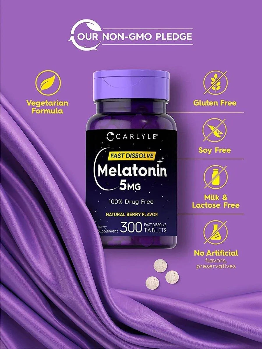 CARLYLE - Carlyle Melatonin Fast Dissolve 5Mg. 300 Tabletas - The Red Vitamin MX - Suplementos Alimenticios - {{ shop.shopifyCountryName }}