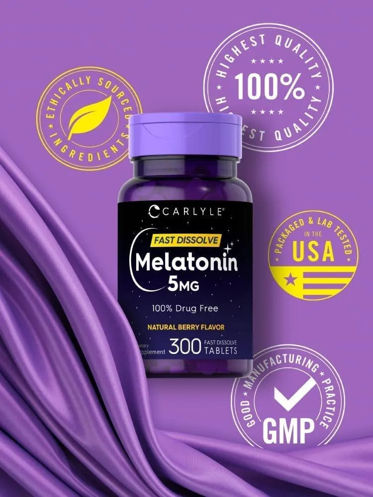 CARLYLE - Carlyle Melatonin Fast Dissolve 5Mg. 300 Tabletas - The Red Vitamin MX - Suplementos Alimenticios - {{ shop.shopifyCountryName }}