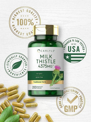 CARLYLE - Carlyle Milk Thistle 4375Mg. 200 Capsulas - The Red Vitamin MX - Suplementos Alimenticios - {{ shop.shopifyCountryName }}