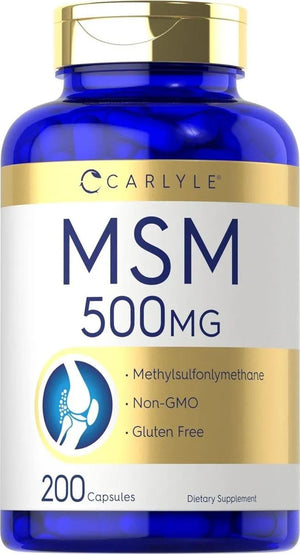 CARLYLE - Carlyle MSM 500Mg. 200 Capsulas - The Red Vitamin MX - Suplementos Alimenticios - {{ shop.shopifyCountryName }}