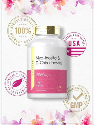 CARLYLE - Carlyle Myo-Inositol & D-Chiro Inositol 2060Mg. 150 Capsulas - The Red Vitamin MX - Suplementos Alimenticios - {{ shop.shopifyCountryName }}