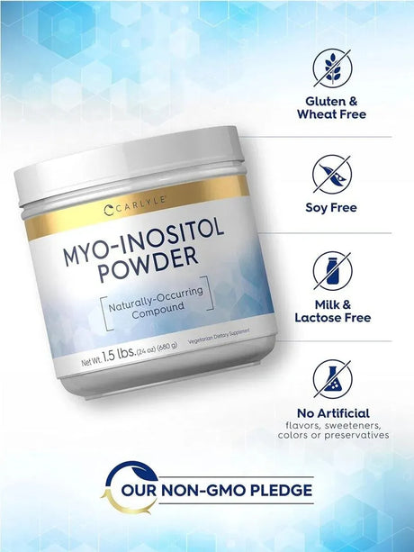 CARLYLE - Carlyle Myo-Inositol Powder 680Gr. - The Red Vitamin MX - Suplementos Alimenticios - {{ shop.shopifyCountryName }}