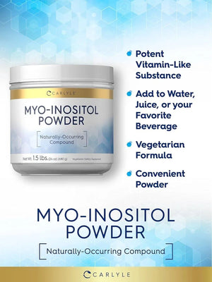 CARLYLE - Carlyle Myo-Inositol Powder 680Gr. - The Red Vitamin MX - Suplementos Alimenticios - {{ shop.shopifyCountryName }}