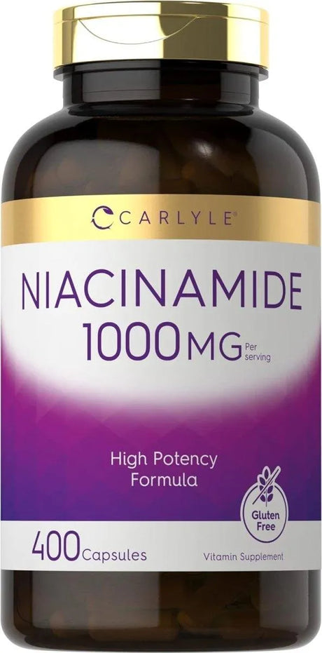 CARLYLE - Carlyle Niacinamide 1000Mg. 400 Capsulas - The Red Vitamin MX - Suplementos Alimenticios - {{ shop.shopifyCountryName }}