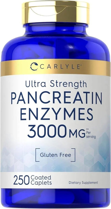 CARLYLE - Carlyle Pancreatin Digestive Enzymes 3000Mg. 250 Tabletas - The Red Vitamin MX - Suplementos Alimenticios - {{ shop.shopifyCountryName }}