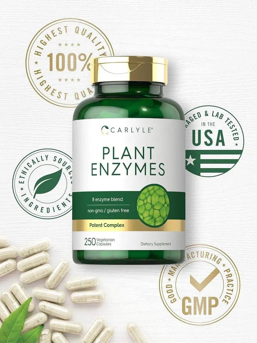 CARLYLE - Carlyle Plant Enzymes 250 Capsulas - The Red Vitamin MX - Suplementos Alimenticios - {{ shop.shopifyCountryName }}