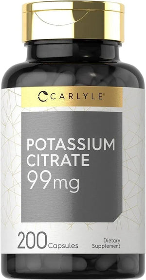 CARLYLE - Carlyle Potassium Citrate 99Mg. 200 Capsulas - The Red Vitamin MX - Suplementos Alimenticios - {{ shop.shopifyCountryName }}