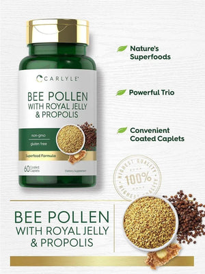 CARLYLE - Carlyle Royal Jelly Propolis & Bee Pollen 60 Capsulas - The Red Vitamin MX - Suplementos Alimenticios - {{ shop.shopifyCountryName }}