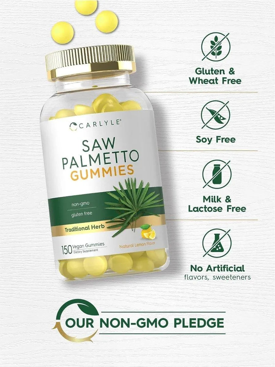 CARLYLE - Carlyle Saw Palmetto Extract 480Mg. 150 Gomitas - The Red Vitamin MX - Suplementos Alimenticios - {{ shop.shopifyCountryName }}