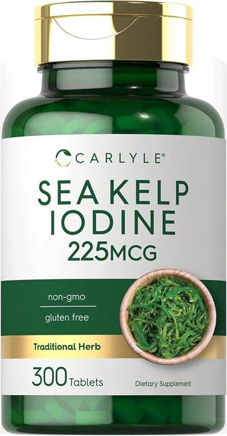 CARLYLE - Carlyle Sea Kelp Iodine 225Mcg. 300 tabletas - The Red Vitamin MX - Suplementos Alimenticios - {{ shop.shopifyCountryName }}