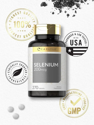 CARLYLE - Carlyle Selenium Supplement 200mcg 270 Tabletas - The Red Vitamin MX - Suplementos Alimenticios - {{ shop.shopifyCountryName }}