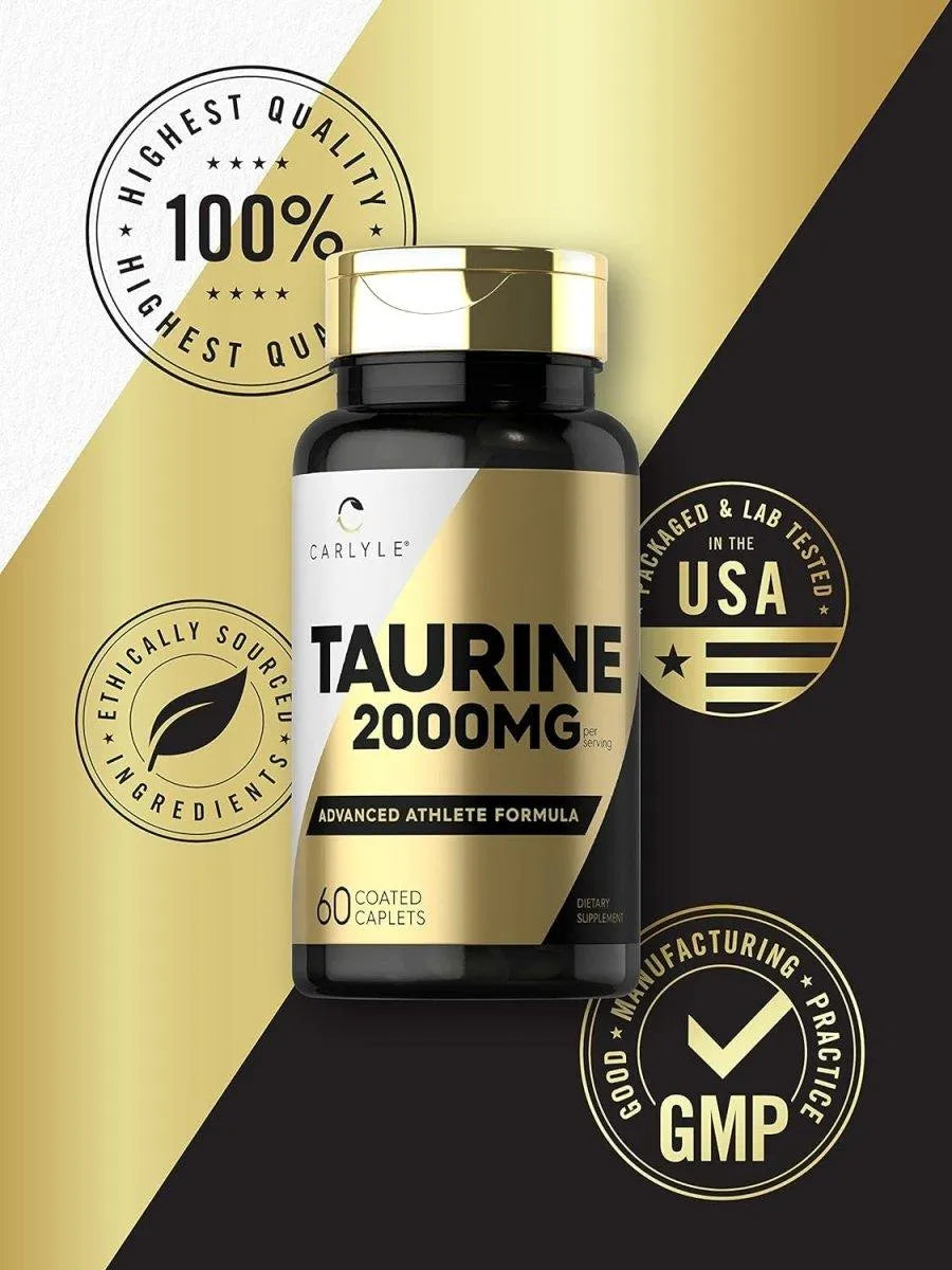 CARLYLE - Carlyle Taurine 2000Mg. 60 Tabletas - The Red Vitamin MX - Suplementos Alimenticios - {{ shop.shopifyCountryName }}