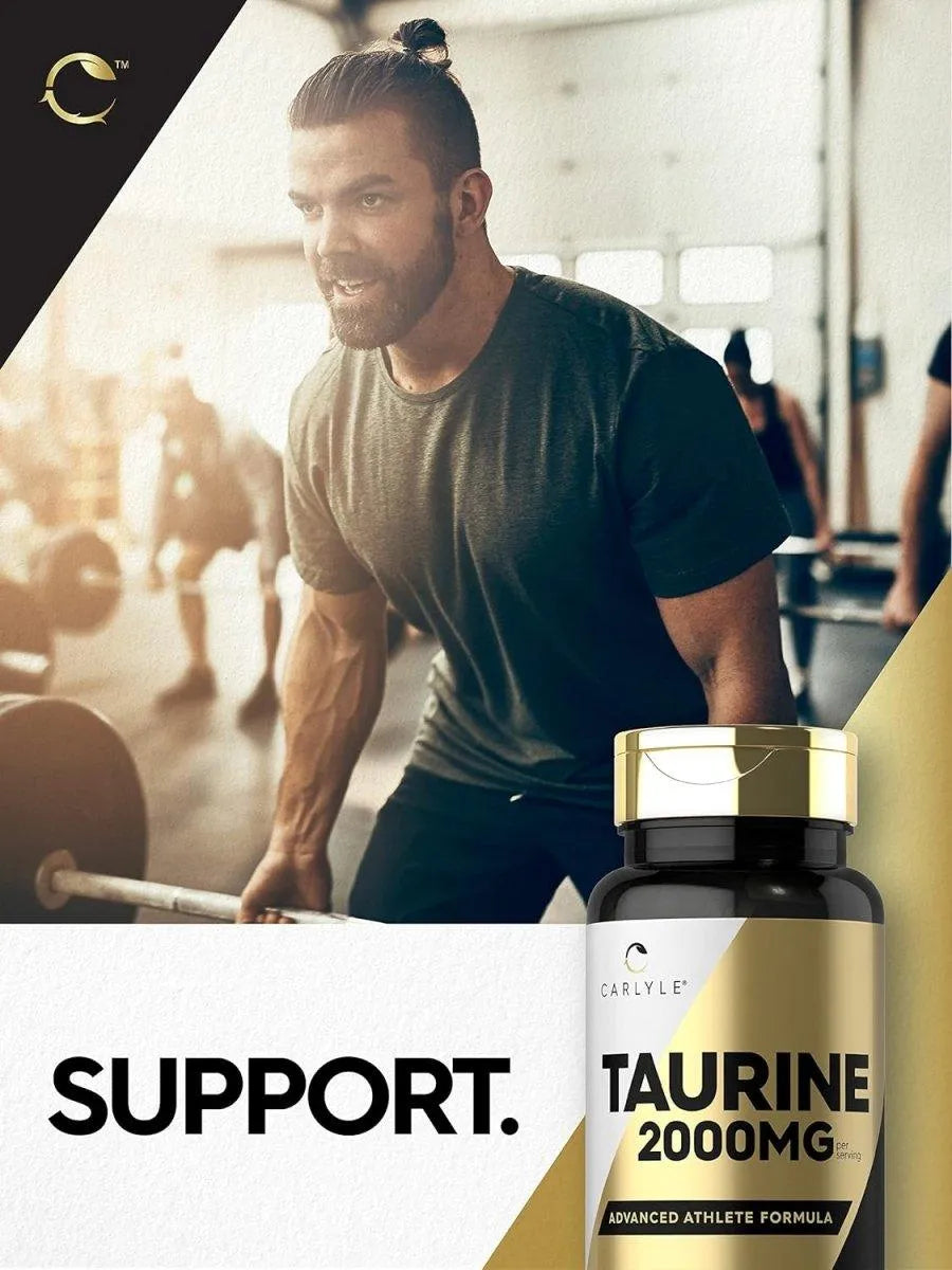 CARLYLE - Carlyle Taurine 2000Mg. 60 Tabletas - The Red Vitamin MX - Suplementos Alimenticios - {{ shop.shopifyCountryName }}