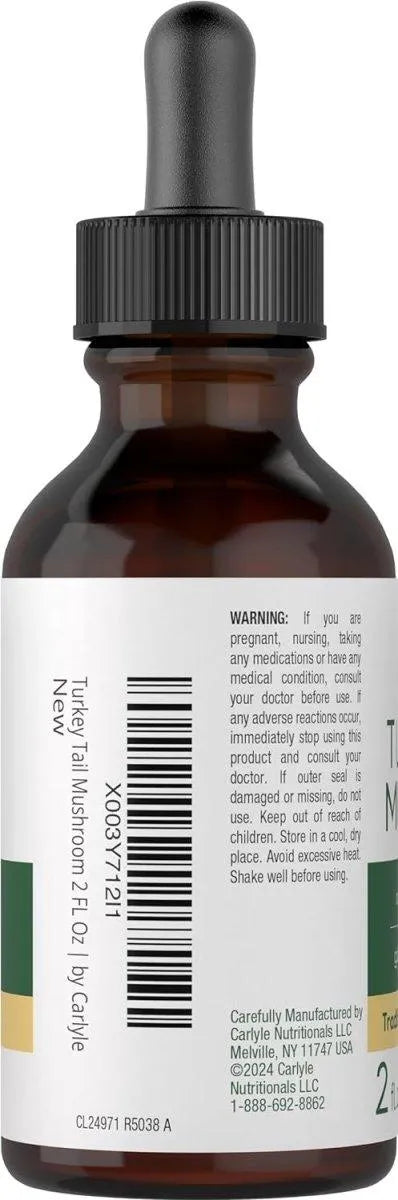 CARLYLE - Carlyle Turkey Tail Mushroom Liquid Extract 2 Fl.Oz. - The Red Vitamin MX - Suplementos Alimenticios - {{ shop.shopifyCountryName }}