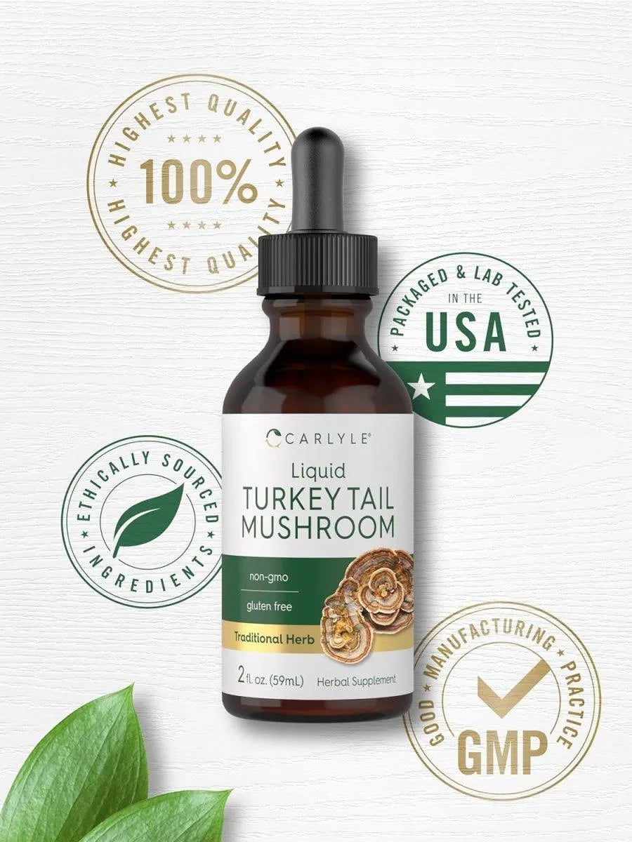 CARLYLE - Carlyle Turkey Tail Mushroom Liquid Extract 2 Fl.Oz. - The Red Vitamin MX - Suplementos Alimenticios - {{ shop.shopifyCountryName }}