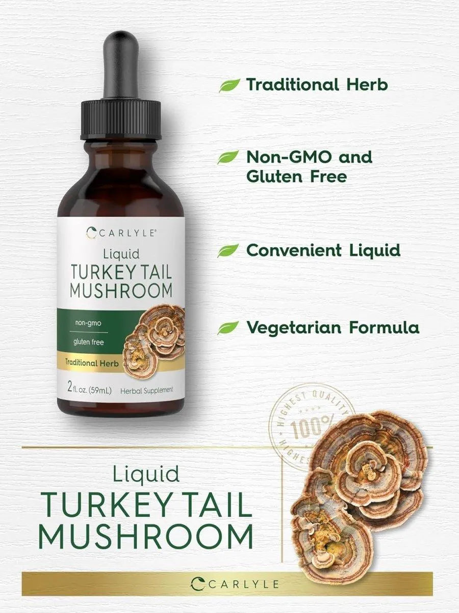 CARLYLE - Carlyle Turkey Tail Mushroom Liquid Extract 2 Fl.Oz. - The Red Vitamin MX - Suplementos Alimenticios - {{ shop.shopifyCountryName }}