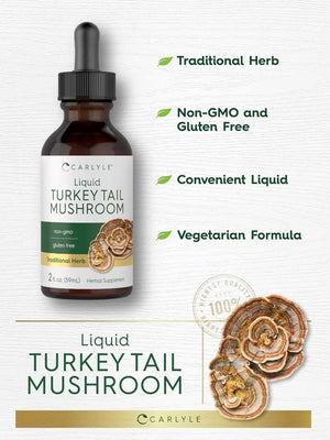 CARLYLE - Carlyle Turkey Tail Mushroom Liquid Extract 2 Fl.Oz. - The Red Vitamin MX - Suplementos Alimenticios - {{ shop.shopifyCountryName }}