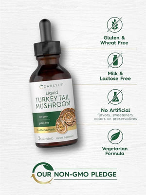 CARLYLE - Carlyle Turkey Tail Mushroom Liquid Extract 2 Fl.Oz. - The Red Vitamin MX - Suplementos Alimenticios - {{ shop.shopifyCountryName }}