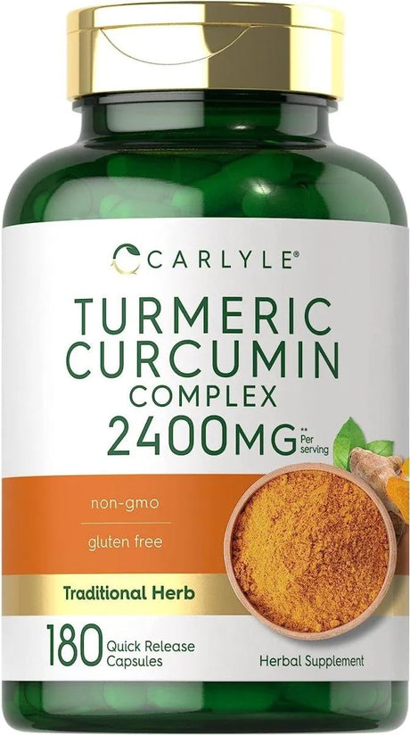 CARLYLE - Carlyle Turmeric Curcumin Supplement 2400Mg. 180 Capsulas - The Red Vitamin MX - Suplementos Alimenticios - {{ shop.shopifyCountryName }}