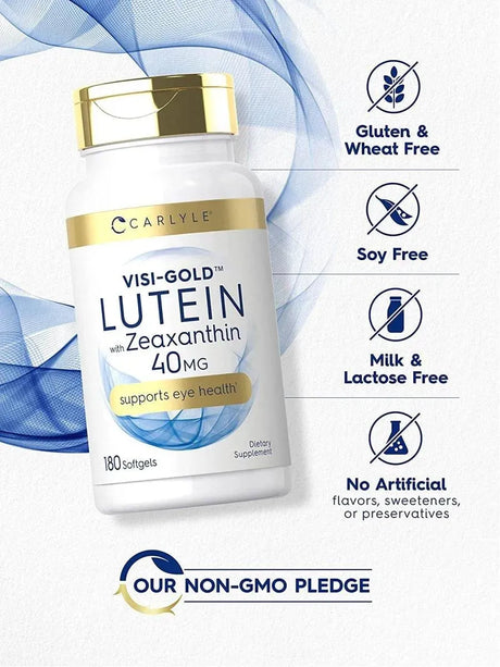 CARLYLE - Carlyle Visi-Gold Lutein and Zeaxanthin 40Mg. 180 Capsulas - The Red Vitamin MX - Suplementos Alimenticios - {{ shop.shopifyCountryName }}