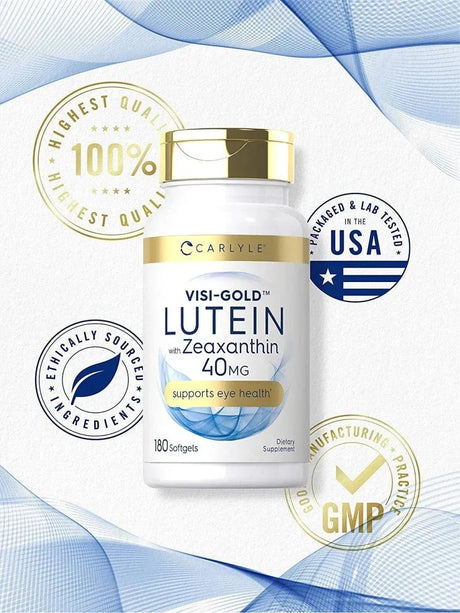 CARLYLE - Carlyle Visi-Gold Lutein and Zeaxanthin 40Mg. 180 Capsulas - The Red Vitamin MX - Suplementos Alimenticios - {{ shop.shopifyCountryName }}