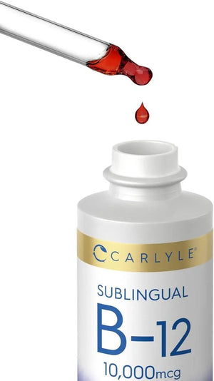 CARLYLE - Carlyle Vitamin B12 Sublingual 10,000mcg 2 Fl.Oz. - The Red Vitamin MX - Suplementos Alimenticios - {{ shop.shopifyCountryName }}