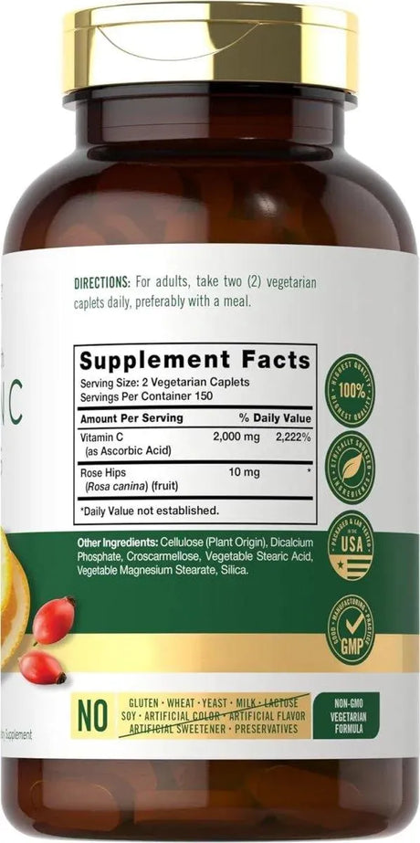 CARLYLE - Carlyle Vitamin C 1000Mg. 300 Tabletas - The Red Vitamin MX - Suplementos Alimenticios - {{ shop.shopifyCountryName }}