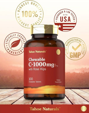 CARLYLE - Carlyle Vitamin C Chewables 1000Mg. 100 Tabletas Masticables - The Red Vitamin MX - Suplementos Alimenticios - {{ shop.shopifyCountryName }}