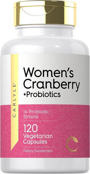 CARLYLE - Carlyle Women's Cranberry Plus Probiotics 120 Capsulas - The Red Vitamin MX - Suplementos Alimenticios - {{ shop.shopifyCountryName }}