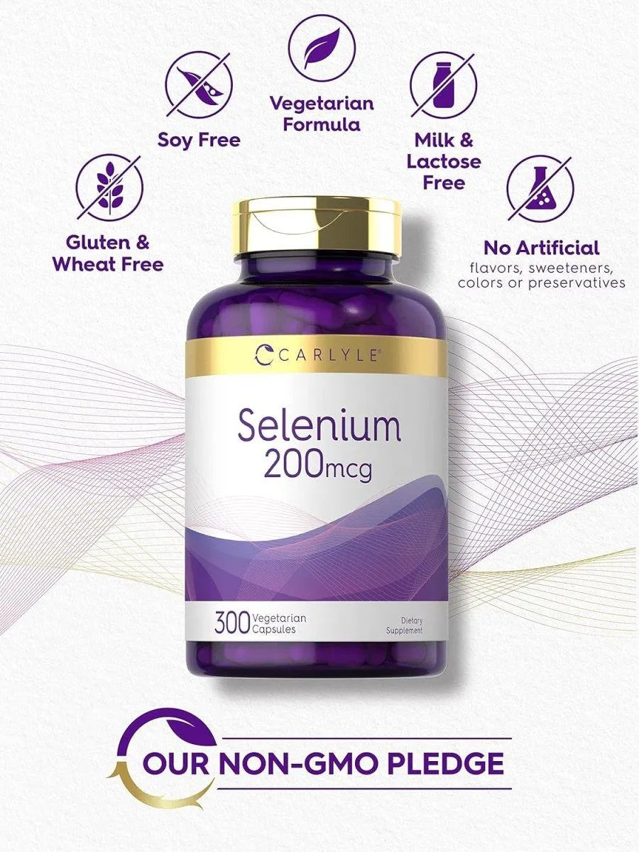 CARLYLE - Carlyle Yeast Free Selenium 200mcg 300 Capsulas - The Red Vitamin MX - Suplementos Alimenticios - {{ shop.shopifyCountryName }}