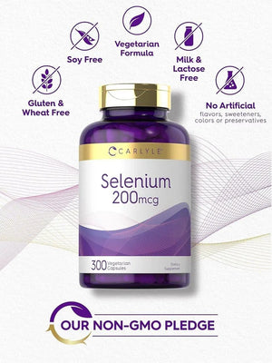 CARLYLE - Carlyle Yeast Free Selenium 200mcg 300 Capsulas - The Red Vitamin MX - Suplementos Alimenticios - {{ shop.shopifyCountryName }}