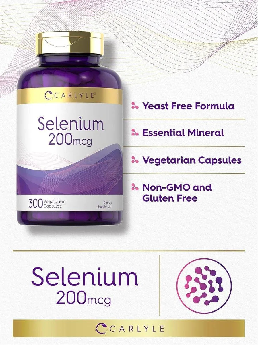 CARLYLE - Carlyle Yeast Free Selenium 200mcg 300 Capsulas - The Red Vitamin MX - Suplementos Alimenticios - {{ shop.shopifyCountryName }}