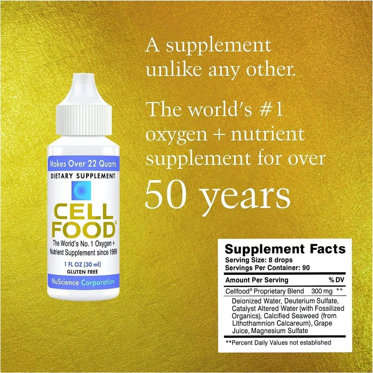 CELLFOOD - Cellfood Liquid Concentrate Oxygen + Nutrient Supplement 30Ml. - The Red Vitamin MX - Suplementos Alimenticios - {{ shop.shopifyCountryName }}