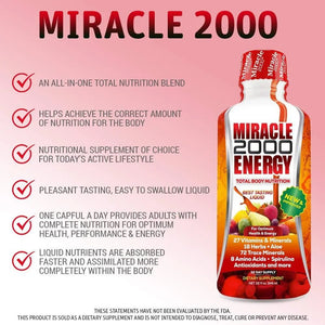 CENTURY SYSTEMS - Century Systems Miracle 2000, Complete Liquid Multivitamin and Mineral 946Ml. - The Red Vitamin MX - Suplementos Alimenticios - {{ shop.shopifyCountryName }}