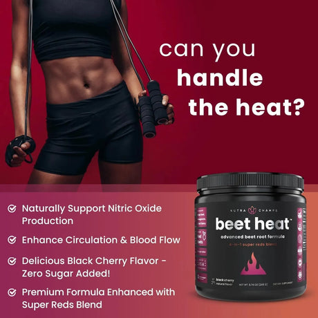 cham - NutraChamps Beet Root Powder Circulation Supplement 248Gr. - The Red Vitamin MX - Suplementos Alimenticios - {{ shop.shopifyCountryName }}