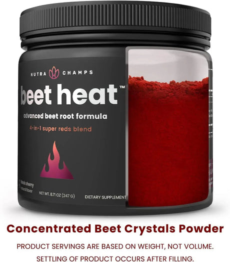 cham - NutraChamps Beet Root Powder Circulation Supplement 248Gr. - The Red Vitamin MX - Suplementos Alimenticios - {{ shop.shopifyCountryName }}