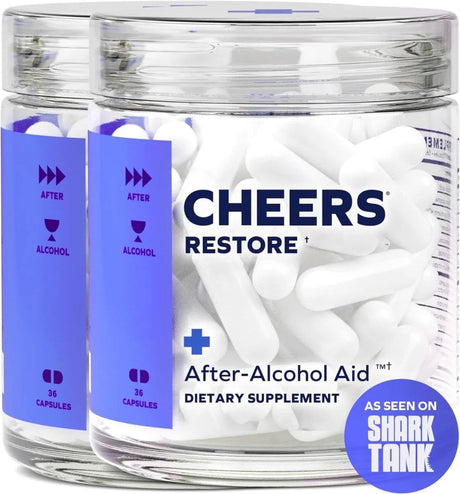 CHEERS - Cheers Restore Supplement with DHM + L-Cysteine 36 Capsulas 2 Pack - The Red Vitamin MX - Suplementos Alimenticios - {{ shop.shopifyCountryName }}