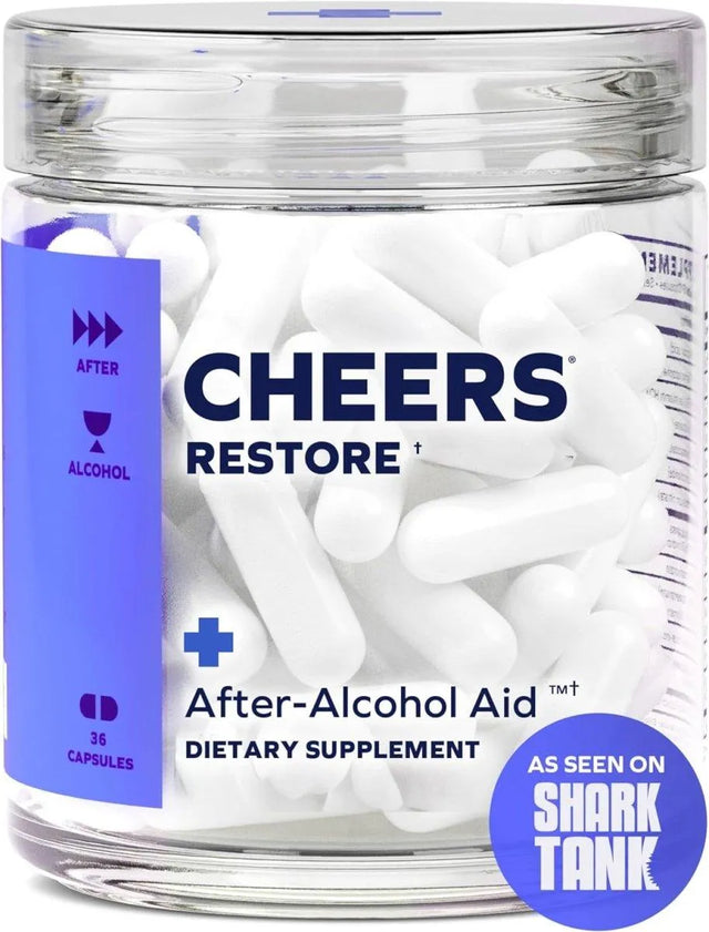 CHEERS - Cheers Restore Supplement with DHM + L-Cysteine 36 Capsulas - The Red Vitamin MX - Suplementos Alimenticios - {{ shop.shopifyCountryName }}