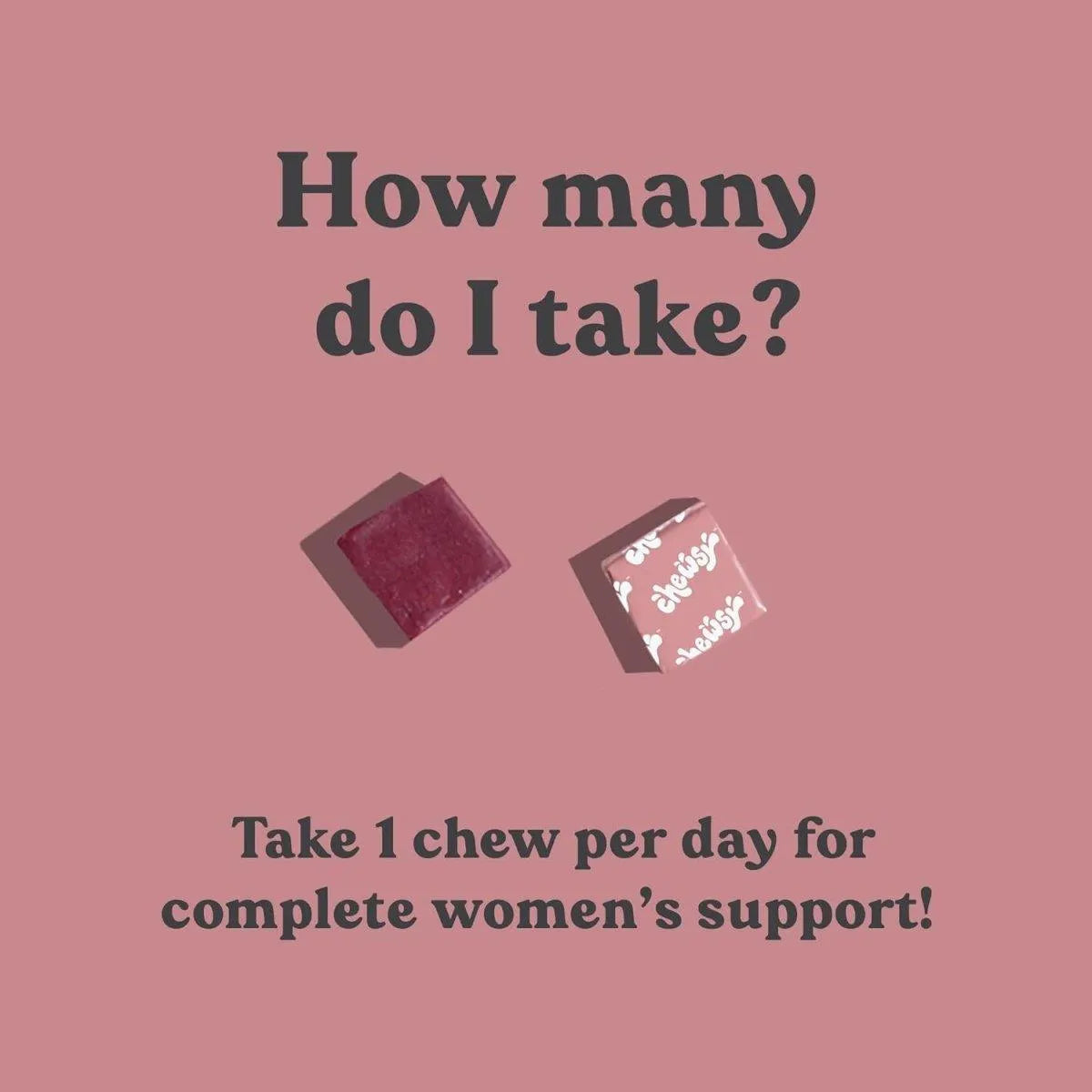 CHEWSY - Chewsy Women's Multivitamin 30 Masticables - The Red Vitamin MX - Suplementos Alimenticios - {{ shop.shopifyCountryName }}