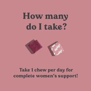 CHEWSY - Chewsy Women's Multivitamin Chews 60 Masticables - The Red Vitamin MX - Suplementos Alimenticios - {{ shop.shopifyCountryName }}