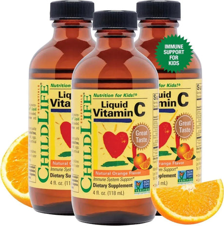 CHILDLIFE ESSENTIALS - CHILDLIFE ESSENTIALS Liquid Vitamin C 118Ml. 3 Pack - The Red Vitamin MX - Suplementos Alimenticios - {{ shop.shopifyCountryName }}
