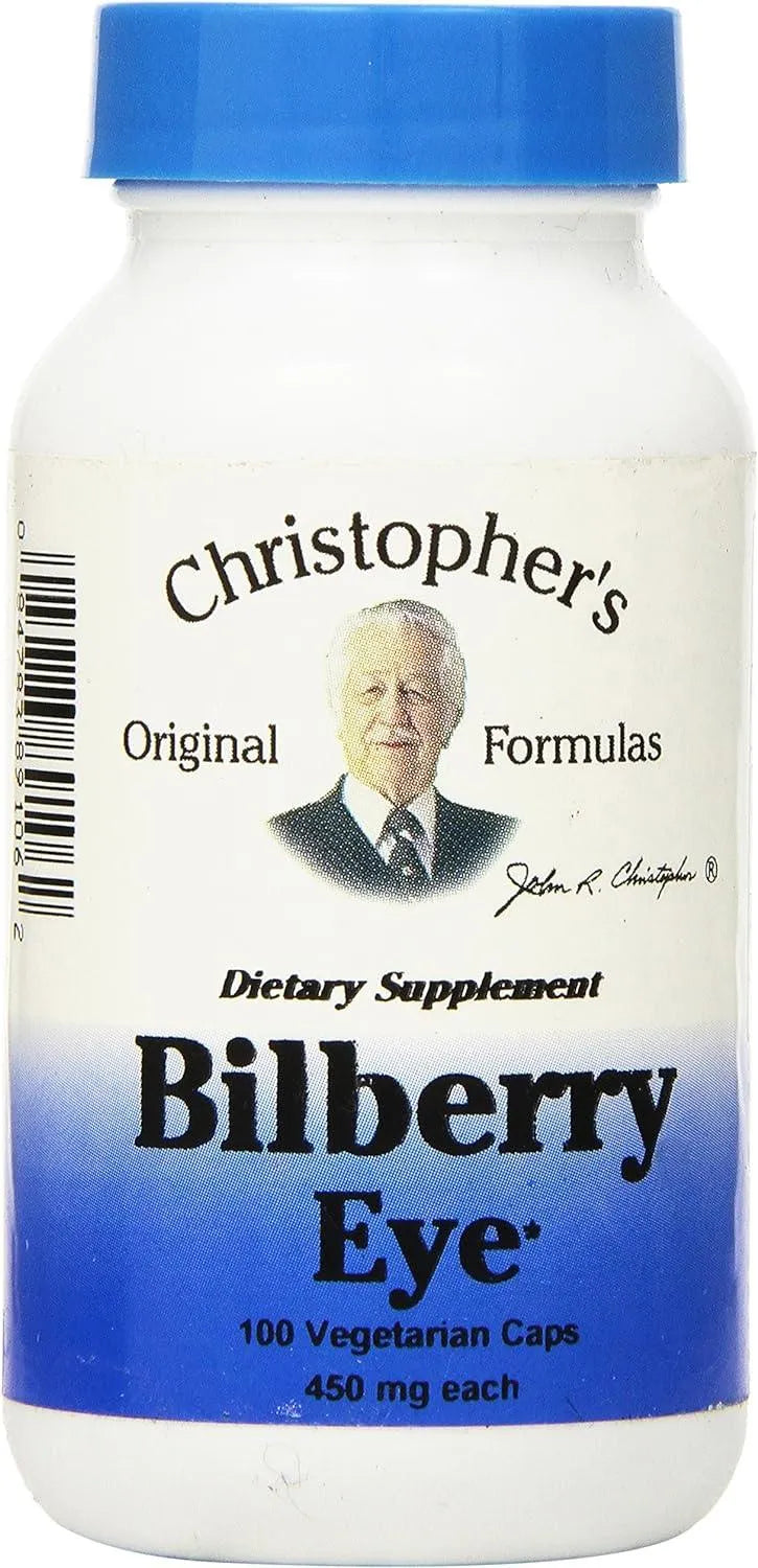 CHRISTOPHER´S - Dr Christopher's Formula Bilberry Eye 100 Capsulas - The Red Vitamin MX - Suplementos Alimenticios - {{ shop.shopifyCountryName }}