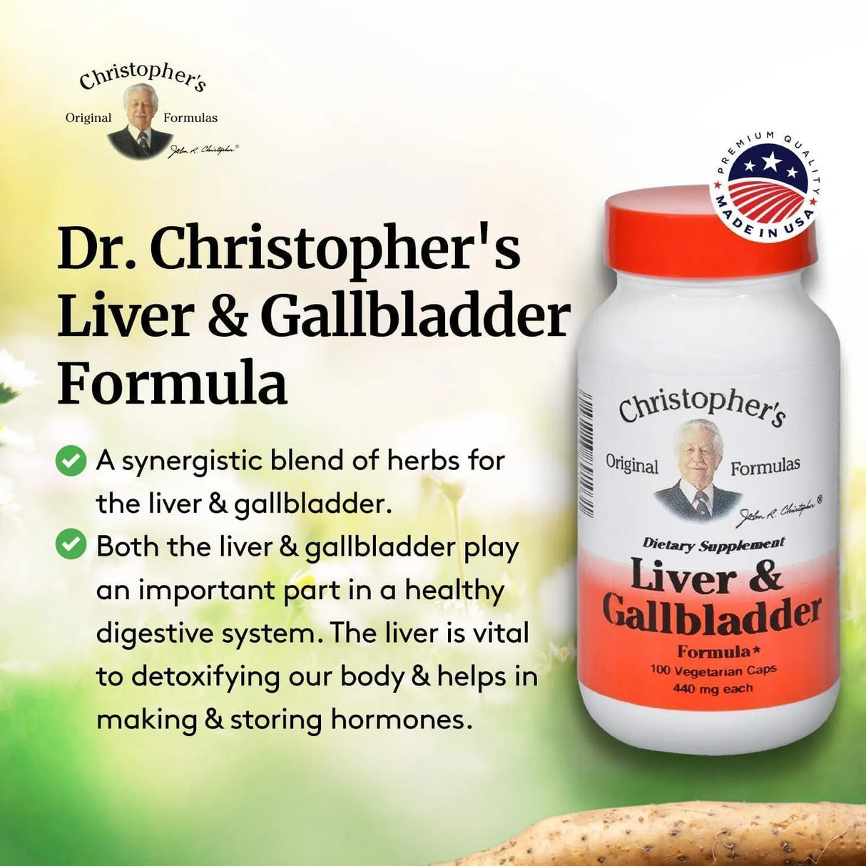 CHRISTOPHER´S - Dr. Christopher's Liver & Gallbladder 100 Capsulas - The Red Vitamin MX - Suplementos Alimenticios - {{ shop.shopifyCountryName }}